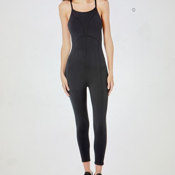 FP Free People Movement Side to Side Performance Jumpsuit Black XS NWT - Picture 1 of 6